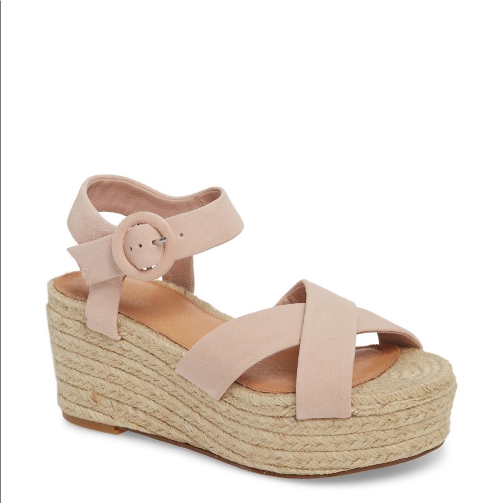 Halogen Emery platform boho espadrilles size 7.5